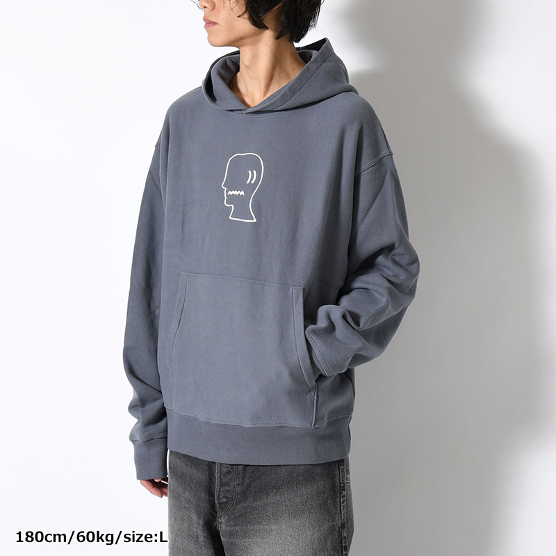 BRAIN DEAD LOGOHEAD HOODIE -2.COLOR-