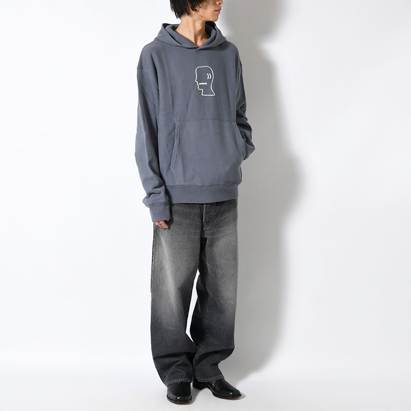 BRAIN DEAD LOGOHEAD HOODIE -2.COLOR-