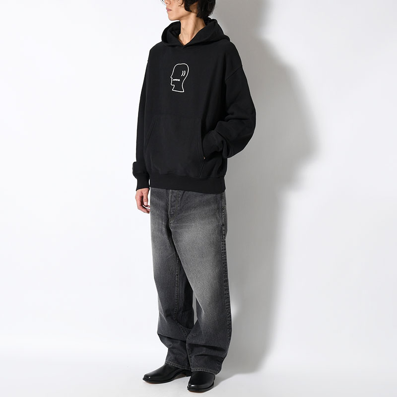 BRAIN DEAD LOGOHEAD HOODIE -2.COLOR-