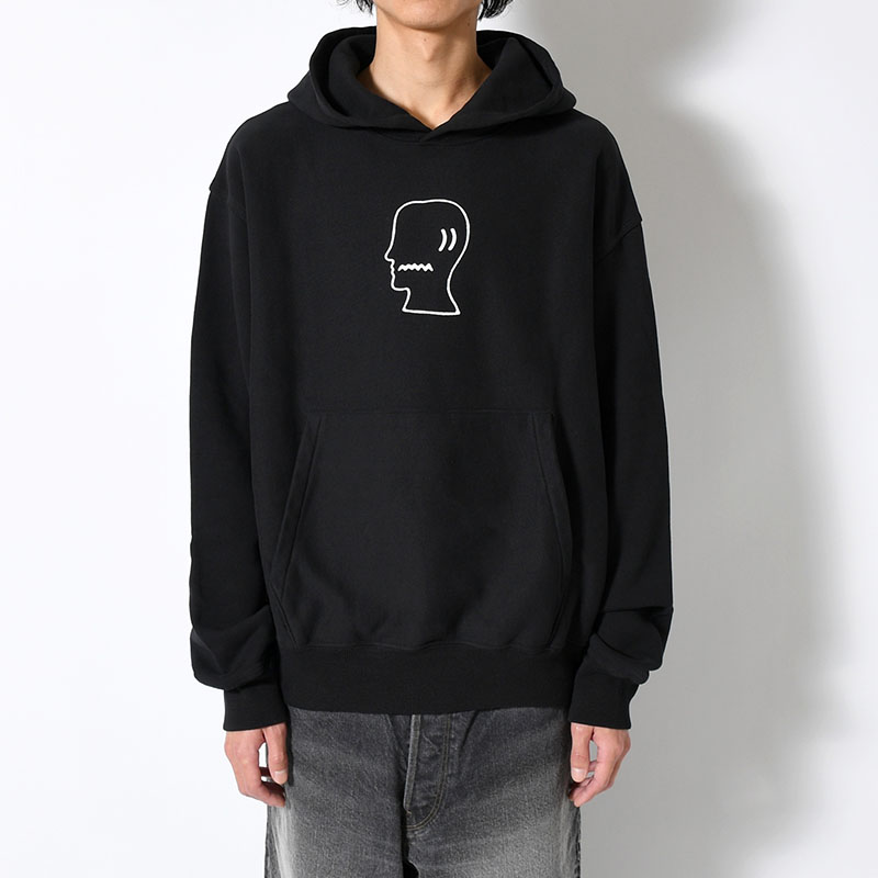 BRAIN DEAD LOGOHEAD HOODIE -2.COLOR-