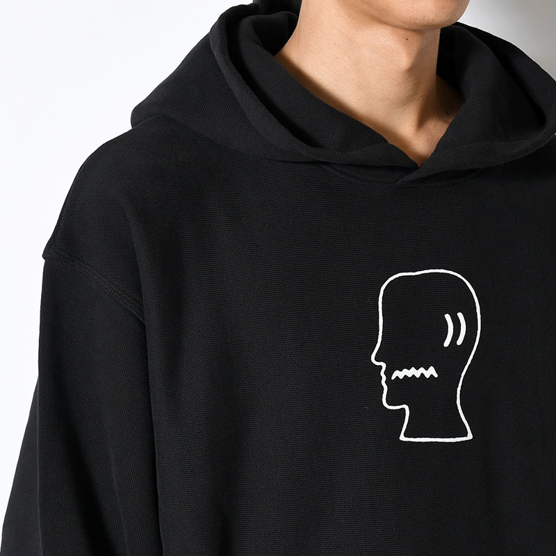 BRAIN DEAD LOGOHEAD HOODIE -2.COLOR-