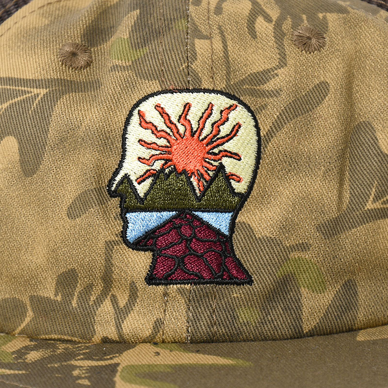 MESH PANEL LOGOHEAD HAT -LEAF CAMO-