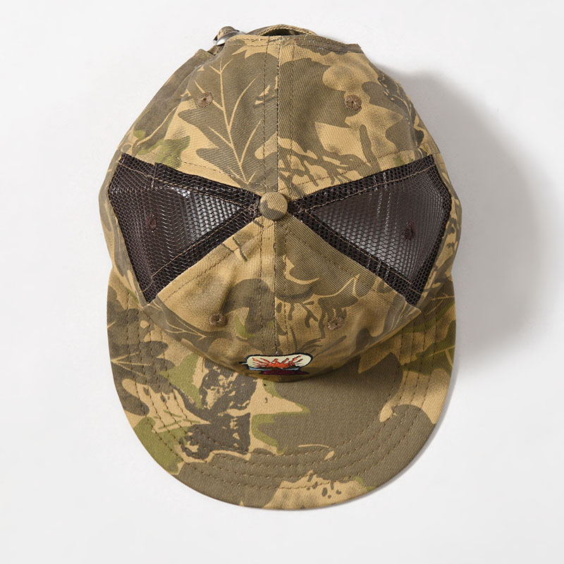 MESH PANEL LOGOHEAD HAT -LEAF CAMO-