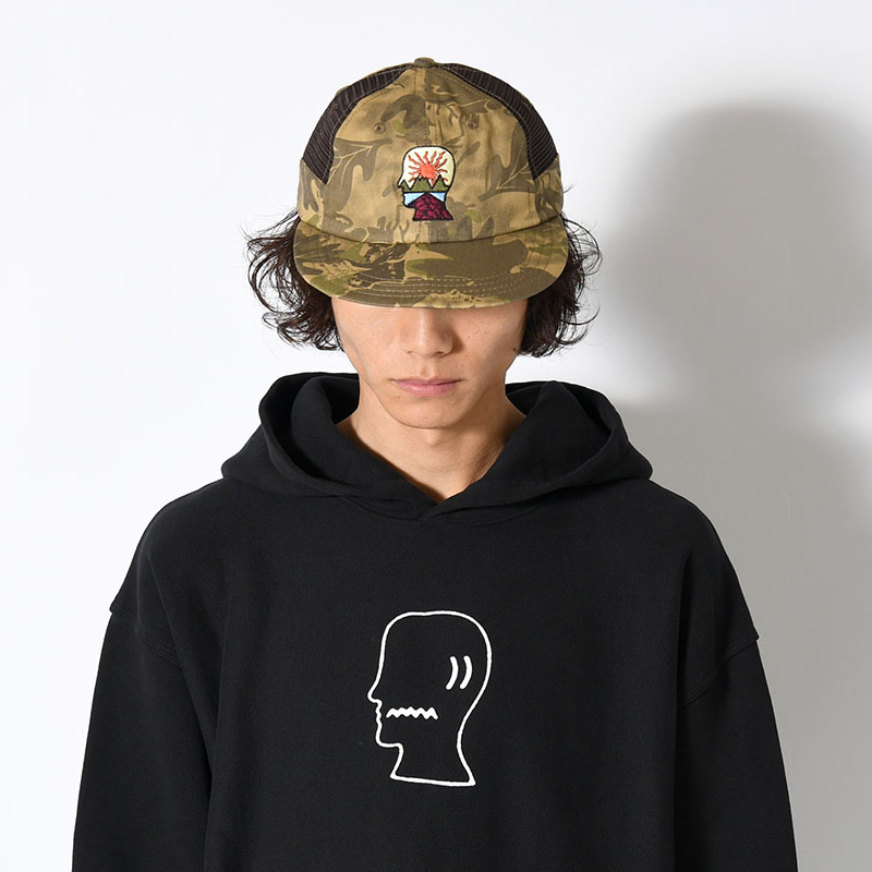 MESH PANEL LOGOHEAD HAT -LEAF CAMO-