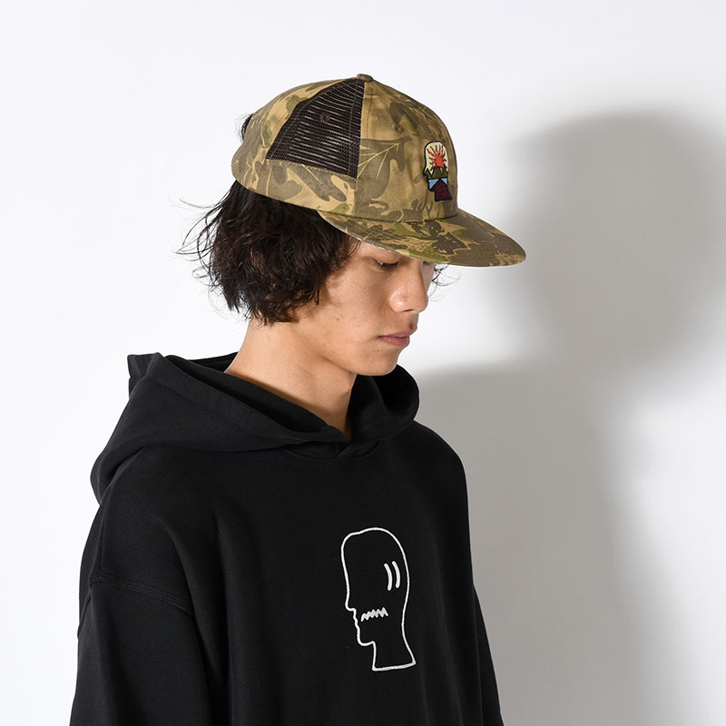 MESH PANEL LOGOHEAD HAT -LEAF CAMO-