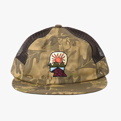 MESH PANEL LOGOHEAD HAT -LEAF CAMO-