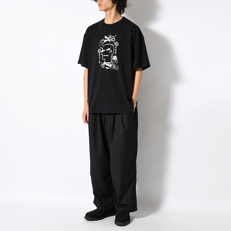 EARTH WORKS T-SHIRT -BLACK-