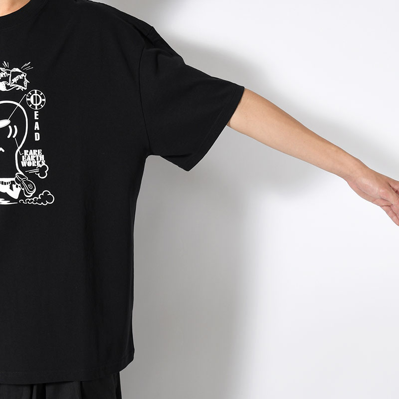EARTH WORKS T-SHIRT -BLACK-