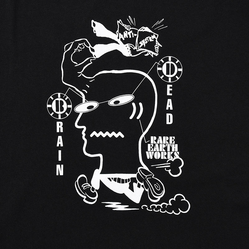 EARTH WORKS T-SHIRT -BLACK-