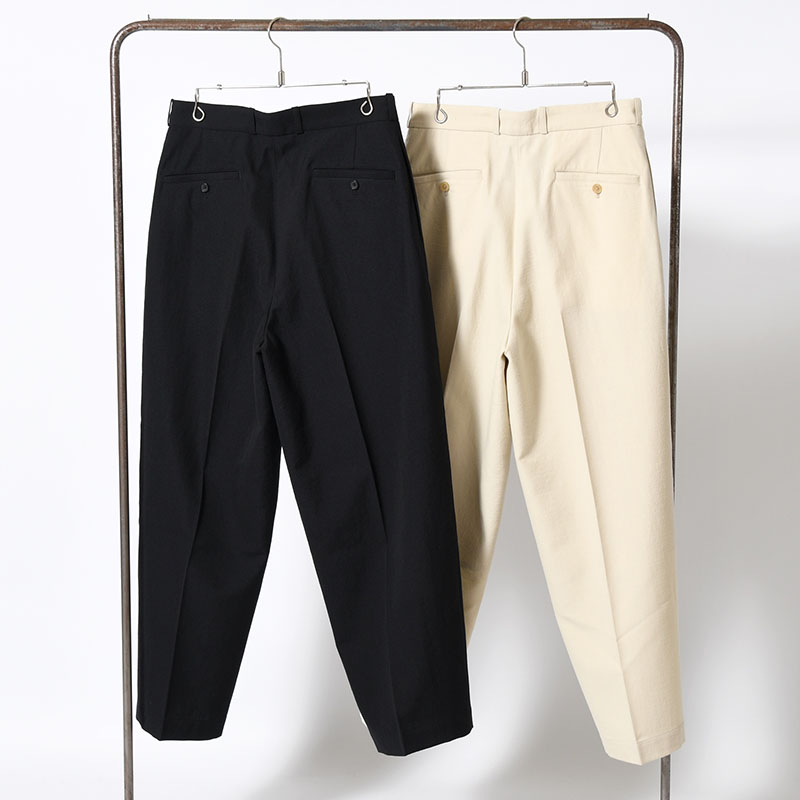 Wool Gabardine Trousers -2.COLOR-