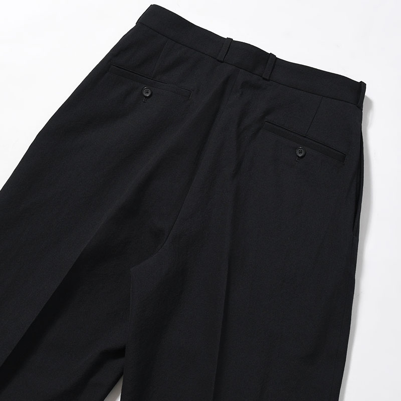 Wool Gabardine Trousers -2.COLOR-
