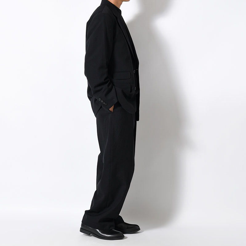 Wool Gabardine Trousers -2.COLOR-