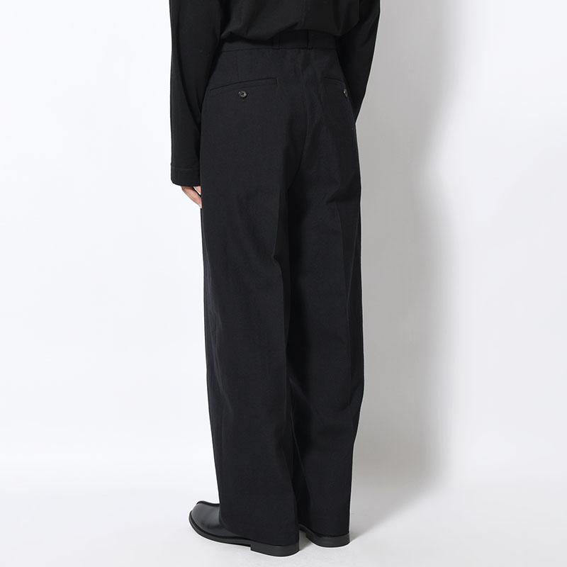 Wool Gabardine Trousers -2.COLOR-