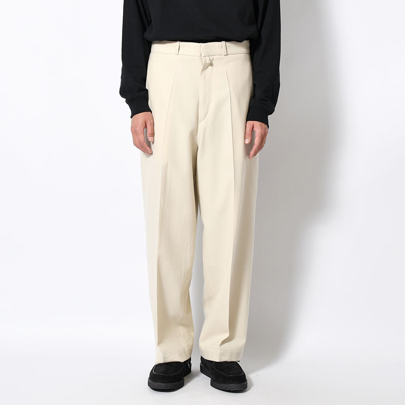 Wool Gabardine Trousers -2.COLOR-