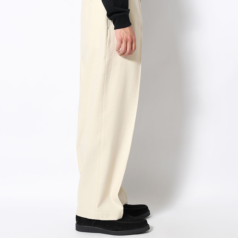 Wool Gabardine Trousers -2.COLOR-
