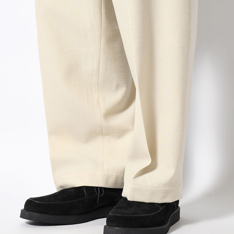 Wool Gabardine Trousers -2.COLOR-