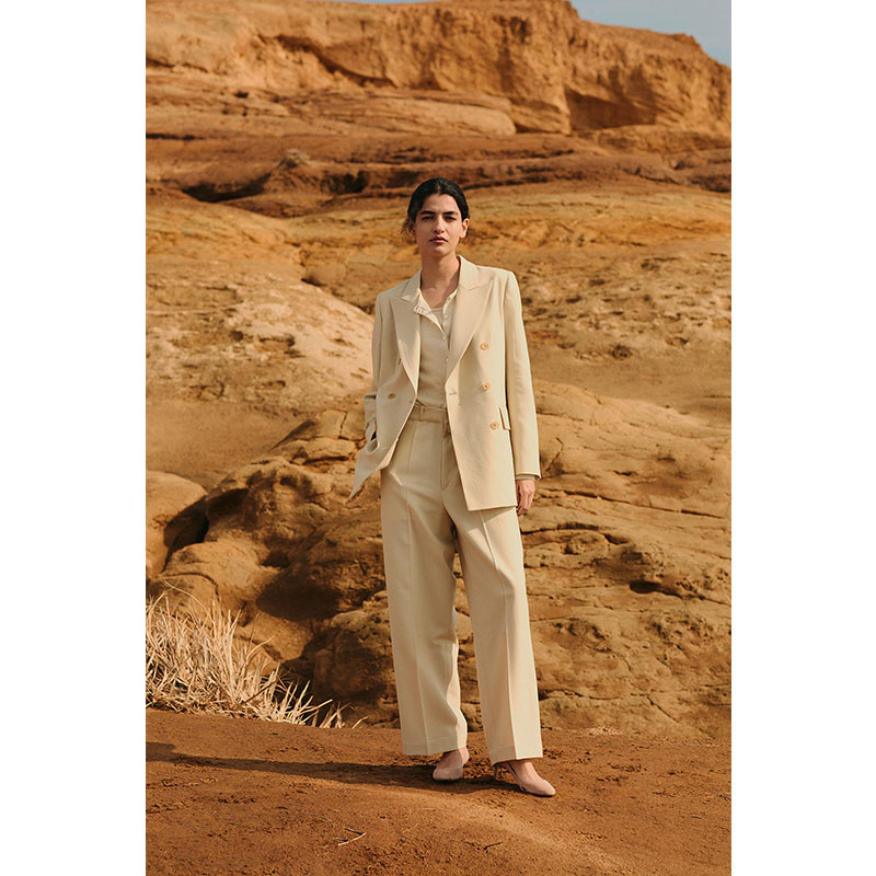Wool Gabardine Trousers -2.COLOR-
