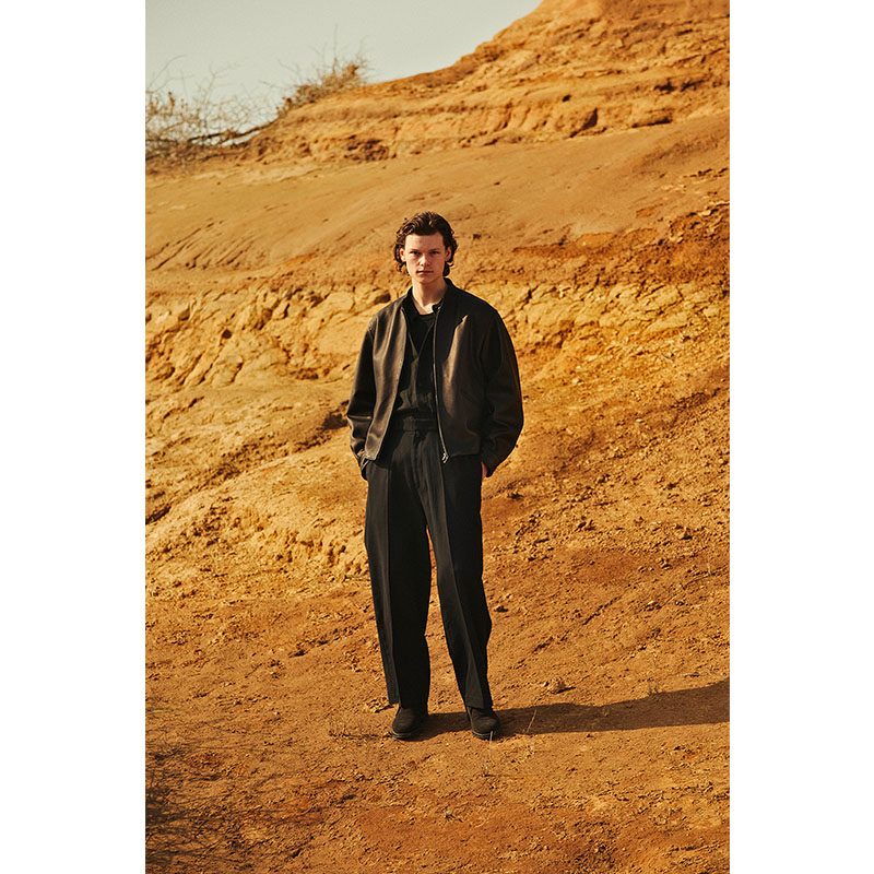 Wool Gabardine Trousers -2.COLOR-