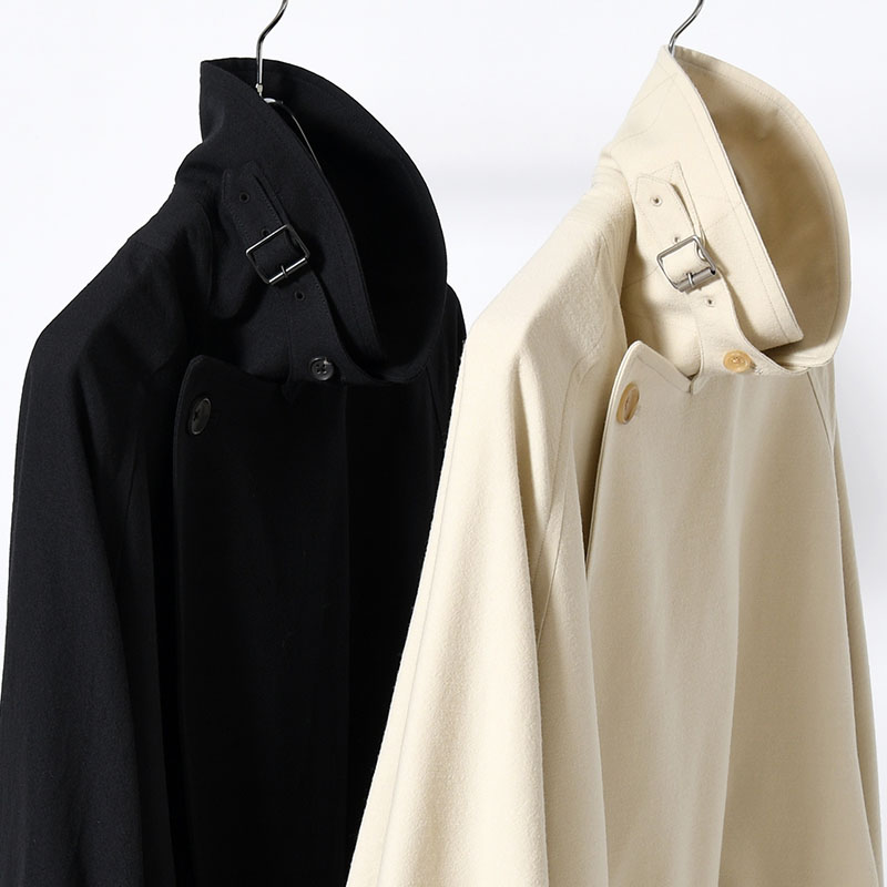 Wool Gabardine Trench Coat -2.COLOR-