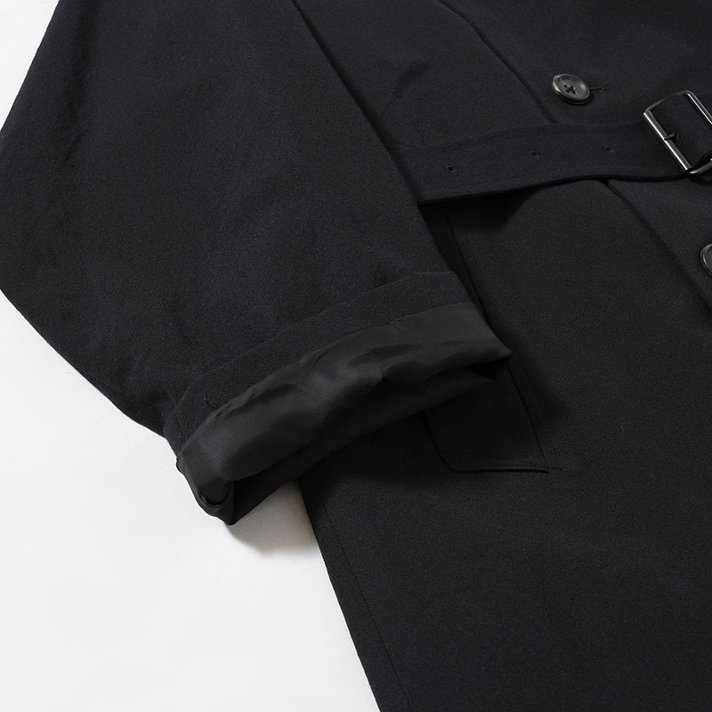 Wool Gabardine Trench Coat -2.COLOR-