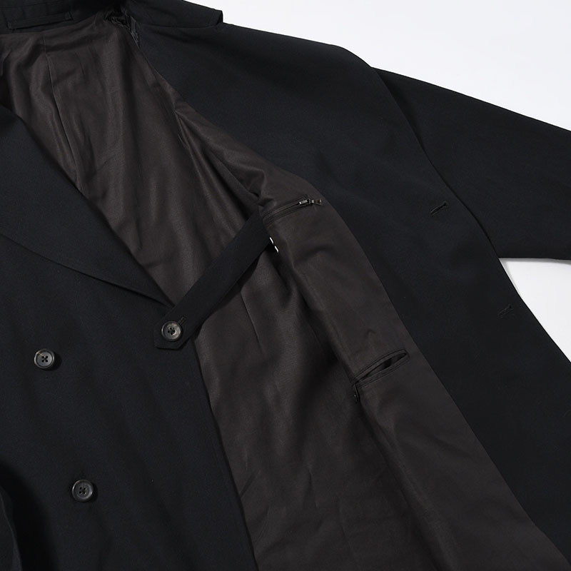Wool Gabardine Trench Coat -2.COLOR-