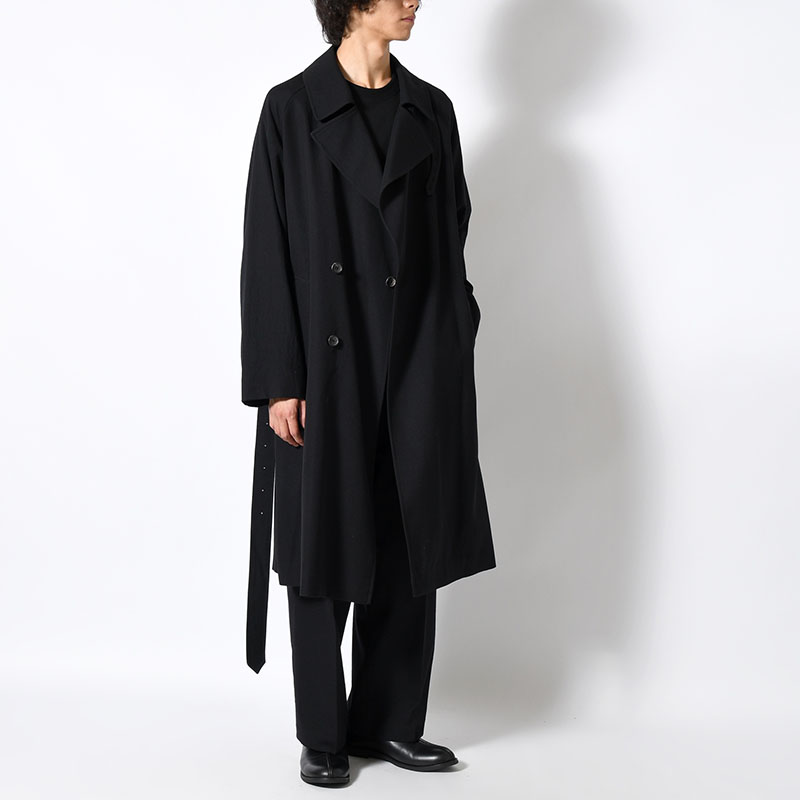 Wool Gabardine Trench Coat -2.COLOR-