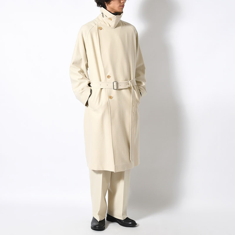 Wool Gabardine Trench Coat -2.COLOR-