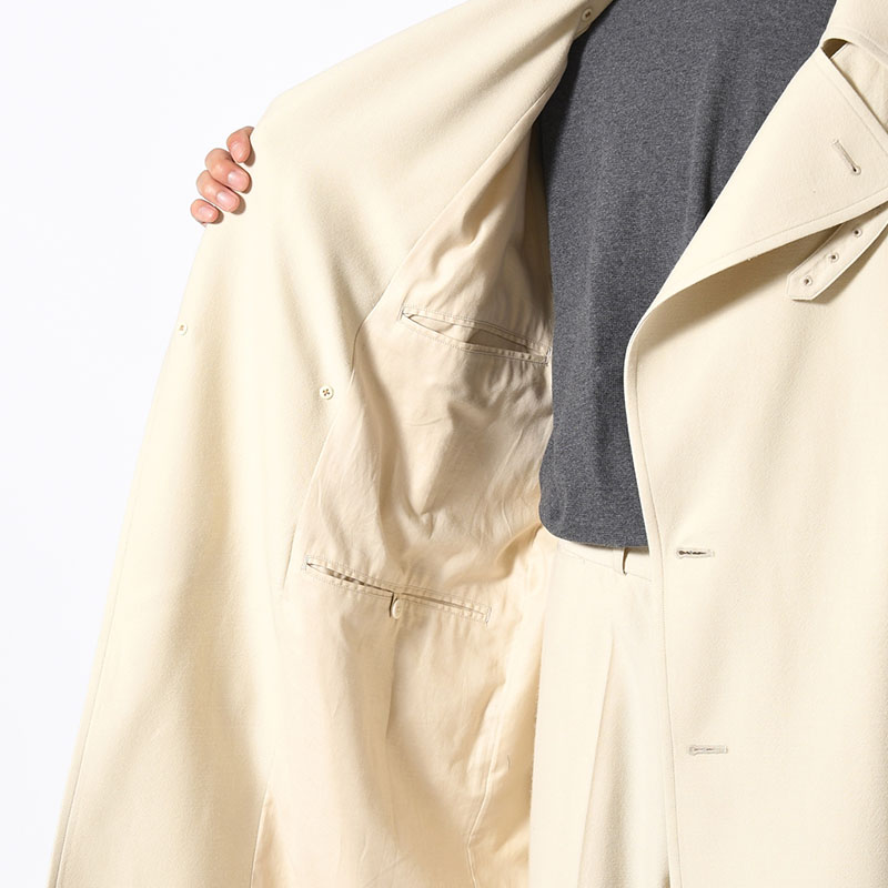 Wool Gabardine Trench Coat -2.COLOR-