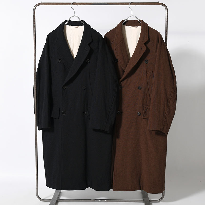 Classic Wool Double-Breasted Coat -2.COLOR-