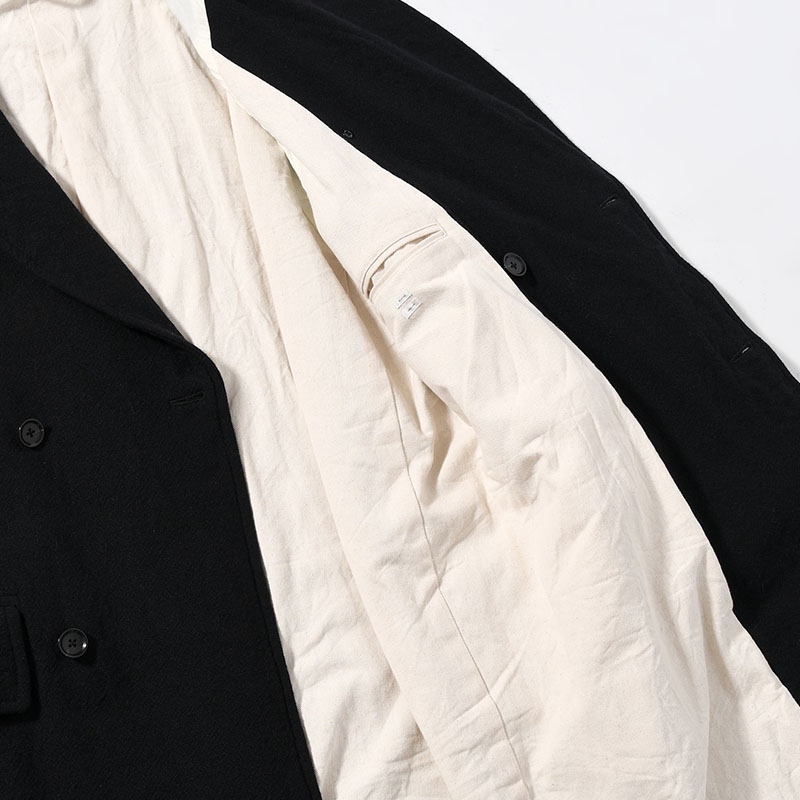 Classic Wool Double-Breasted Coat -2.COLOR-