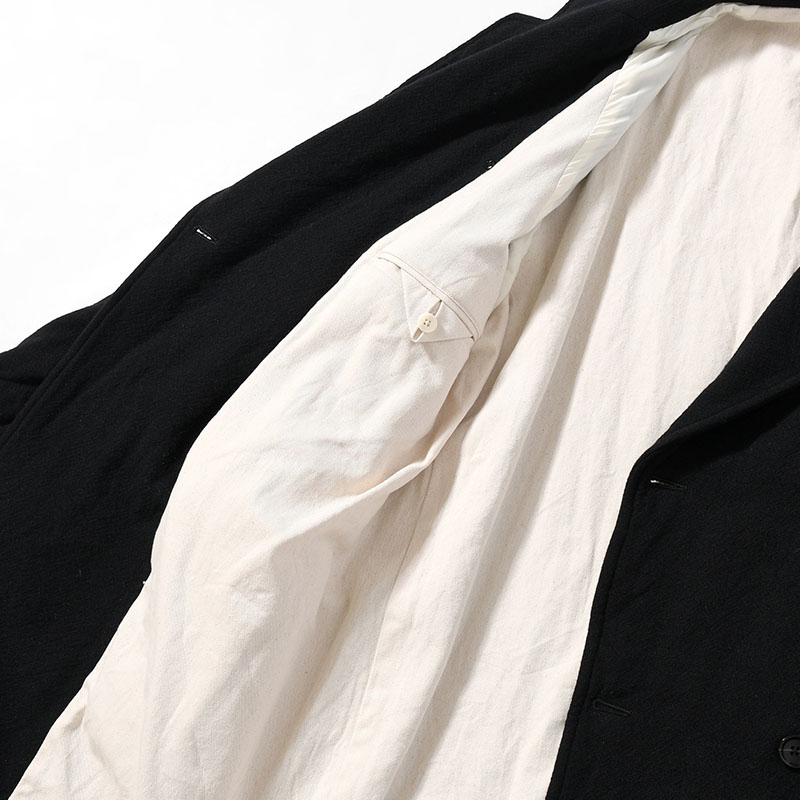 Classic Wool Double-Breasted Coat -2.COLOR-