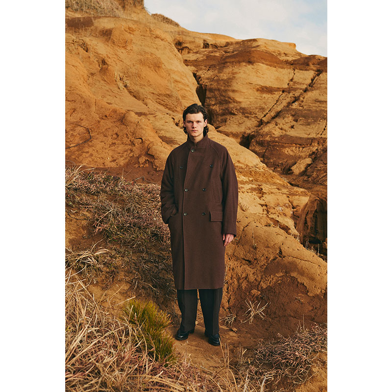 Classic Wool Double-Breasted Coat -2.COLOR-