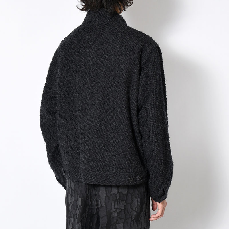 Brushed Wool Zip Short Jacket -2.COLOR-