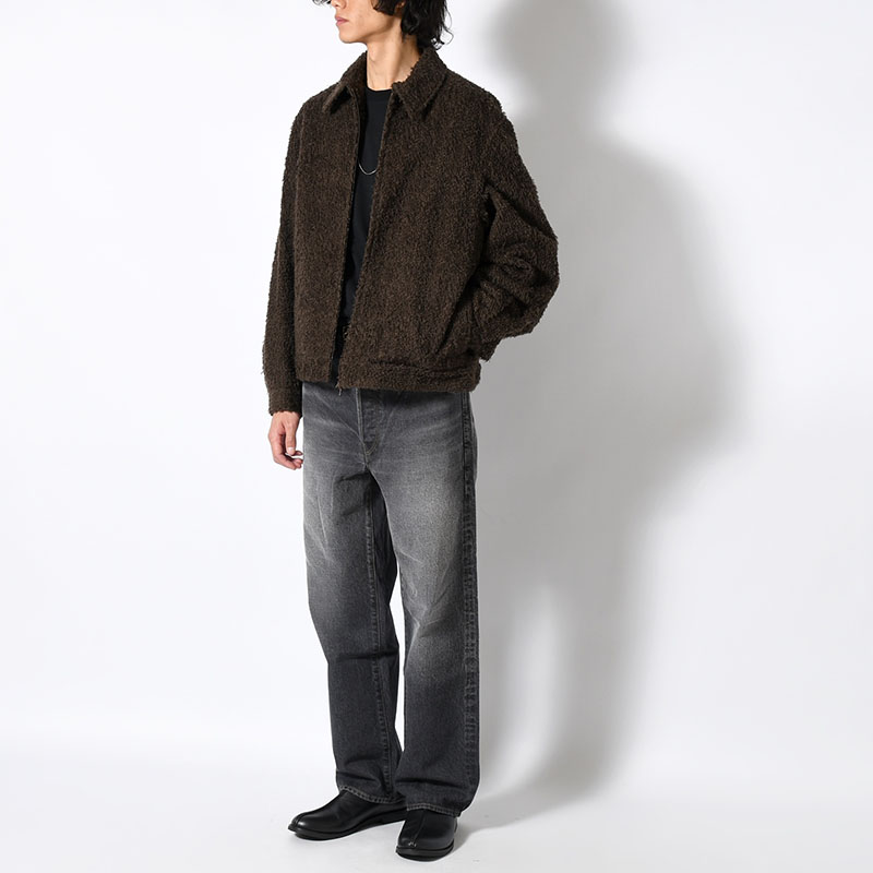 Brushed Wool Zip Short Jacket -2.COLOR-