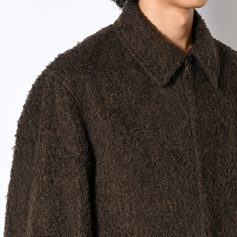 Brushed Wool Zip Short Jacket -2.COLOR-
