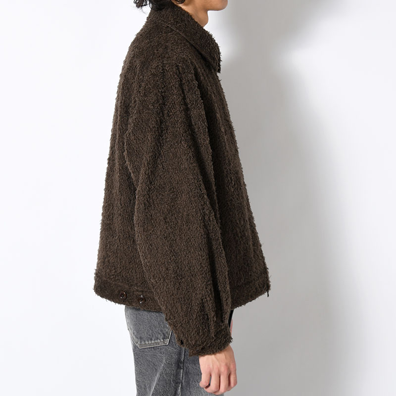 Brushed Wool Zip Short Jacket -2.COLOR-
