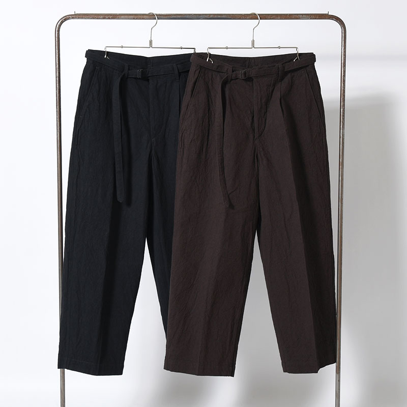 Linen Cotton Belted Trousers -2.COLOR-