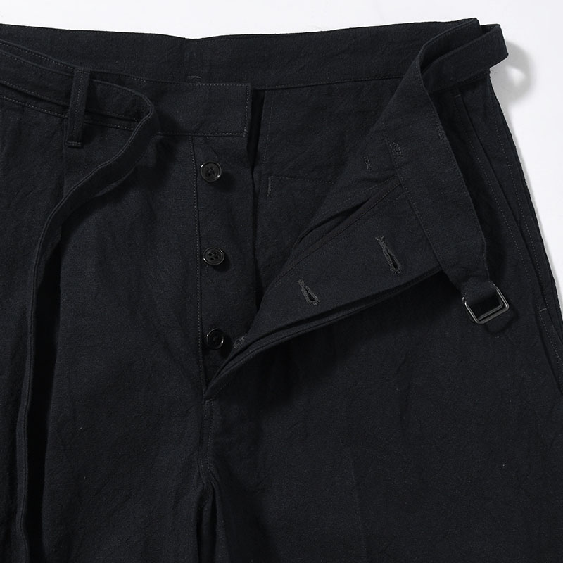 Linen Cotton Belted Trousers -2.COLOR-