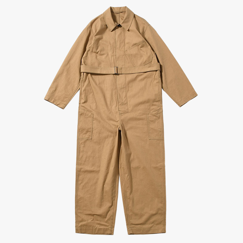Cotton Serge All-in-one -KhakiBeige-