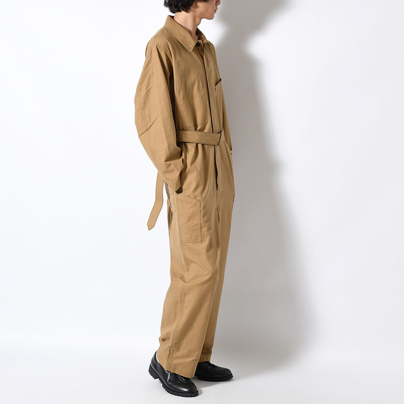 Cotton Serge All-in-one -KhakiBeige-