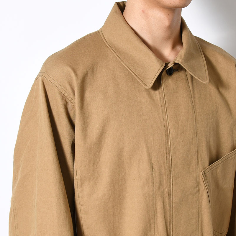 Cotton Serge All-in-one -KhakiBeige-