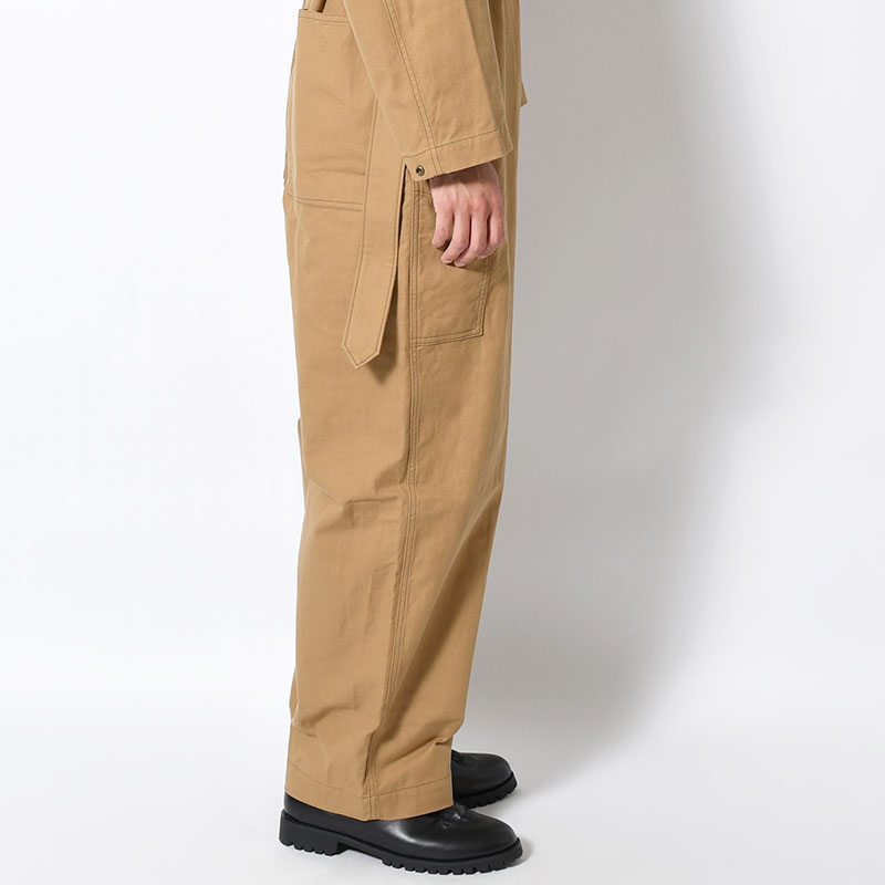 Cotton Serge All-in-one -KhakiBeige-