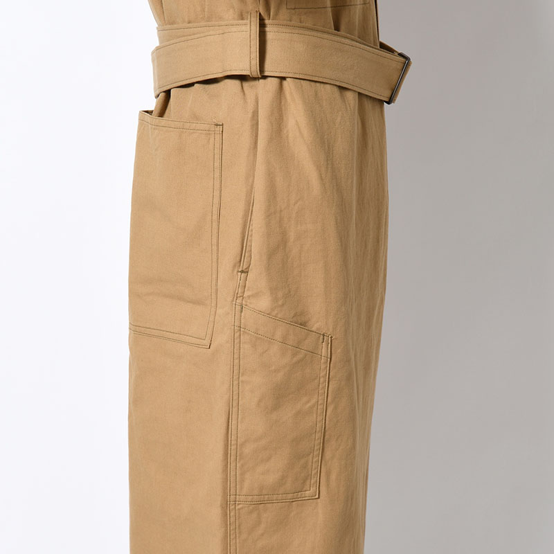 Cotton Serge All-in-one -KhakiBeige-