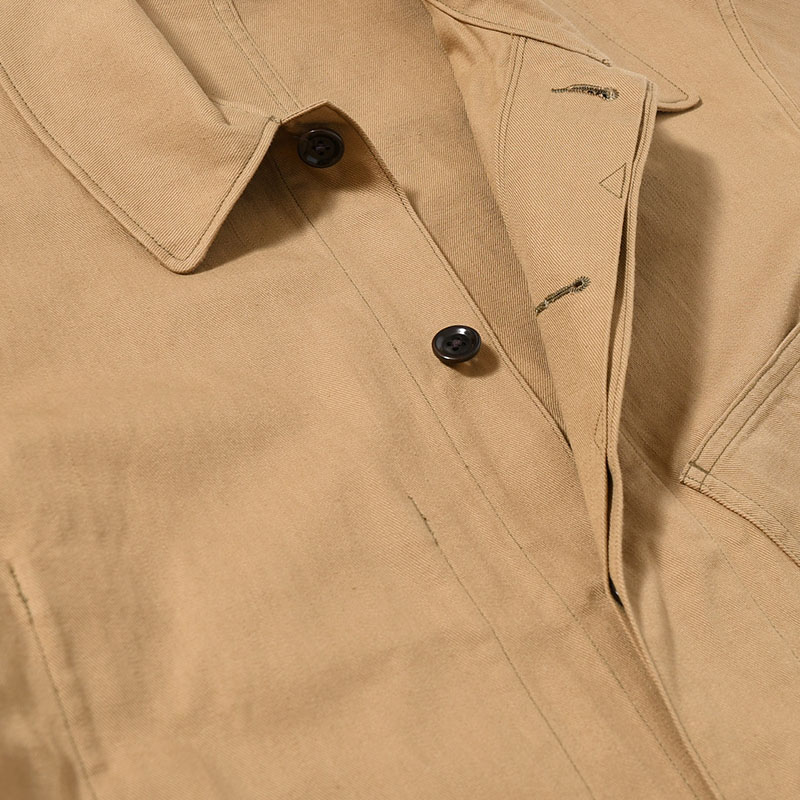 Cotton Serge All-in-one -KhakiBeige-
