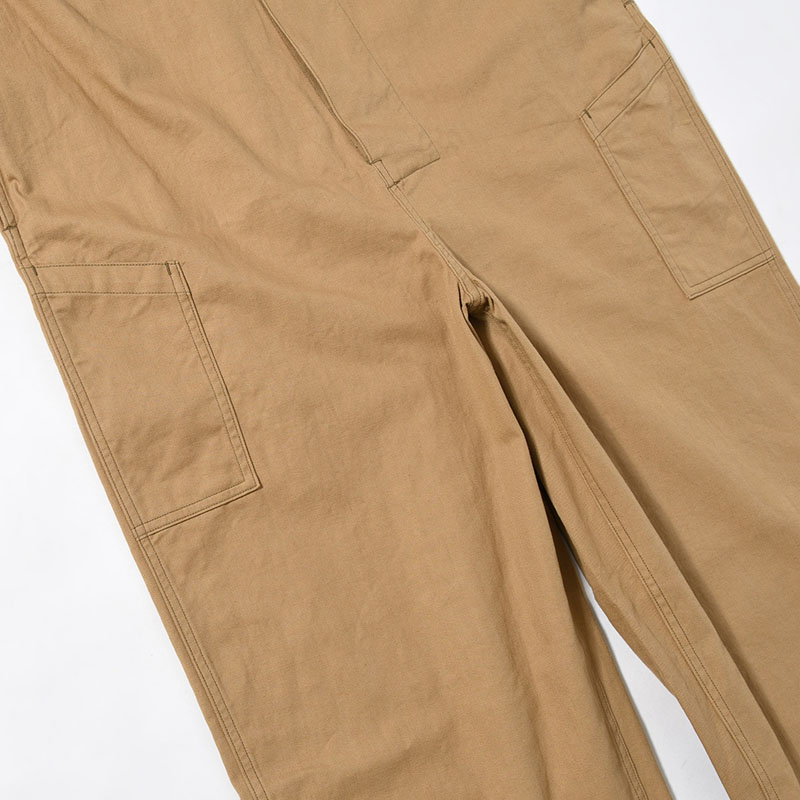 Cotton Serge All-in-one -KhakiBeige-
