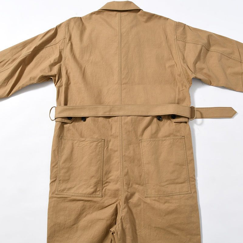 Cotton Serge All-in-one -KhakiBeige-