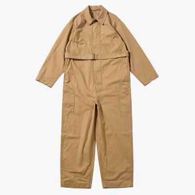 Cotton Serge All-in-one -KhakiBeige-