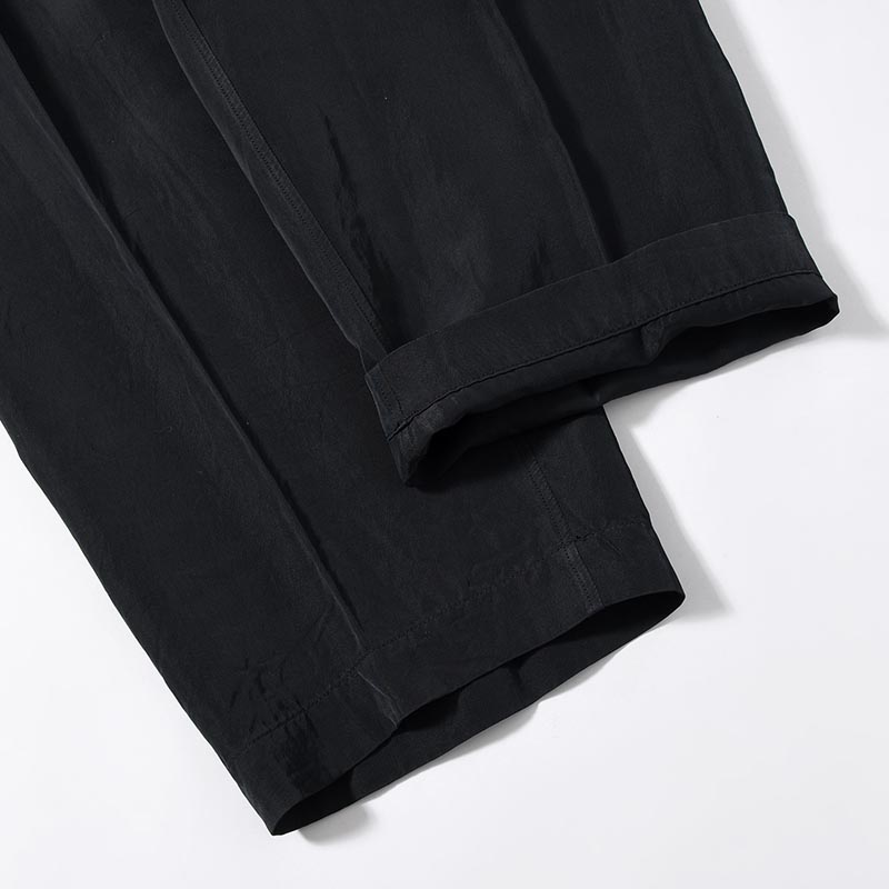 Rayon Nylon Silk Side Seamless 4P Pants -Black-