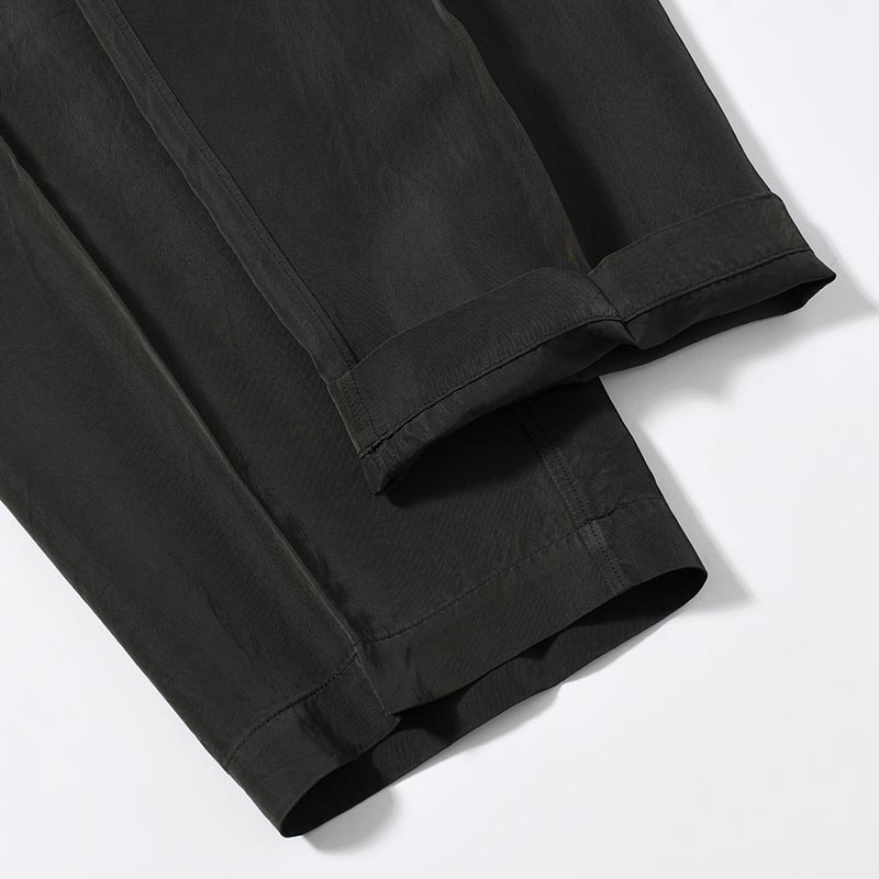 Rayon Nylon Silk Side Seamless 4P Pants -DarkOlive-