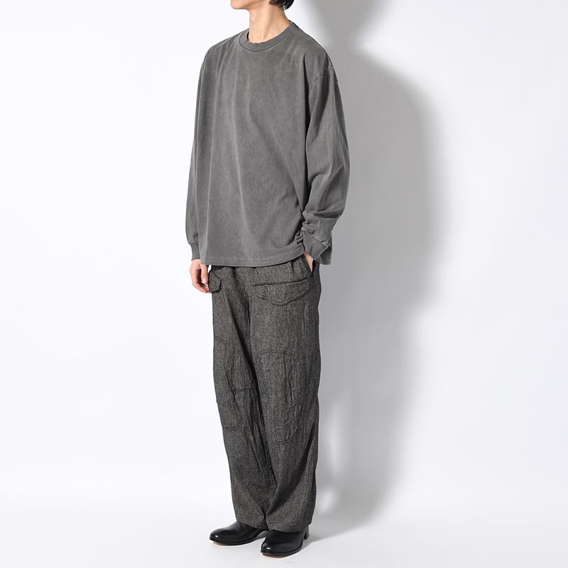 Hollow yarn L/S Tee -2.COLOR-